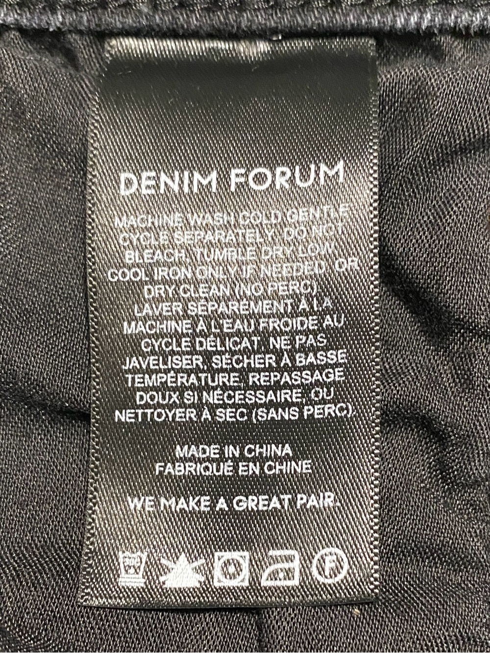 Aritzia Denim Forum Arlo High Rise Straight Jeans Black Wash Women’s 30L Ankle - Picture 9 of 16